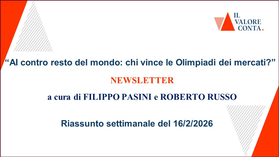 Riassunto settimanale del 16/2/2026 Riassunto settimanale del 16/2/2026