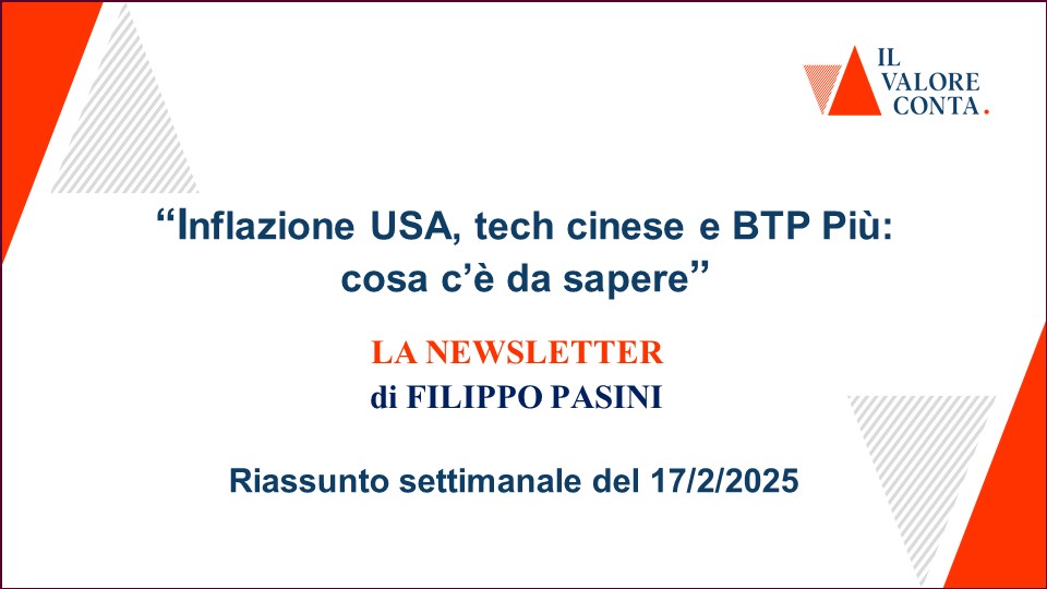Riassunto settimanale del 17/2/2025 Riassunto settimanale del 17/2/2025