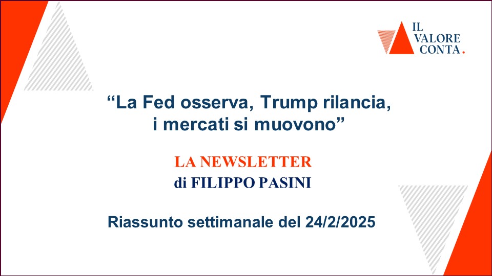 Riassunto settimanale del 24/2/2025 Riassunto settimanale del 24/2/2025