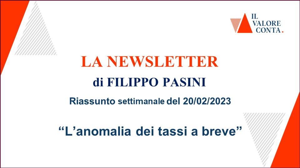 Riassunto settimanale del 20/02/2023 Riassunto settimanale del 20/02/2023