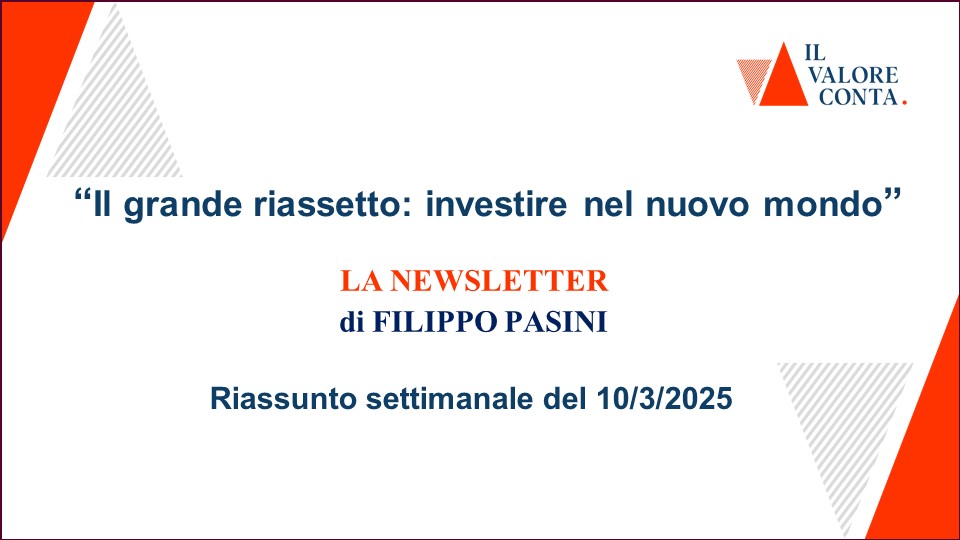 Riassunto settimanale del 10/3/2025 Riassunto settimanale del 10/3/2025