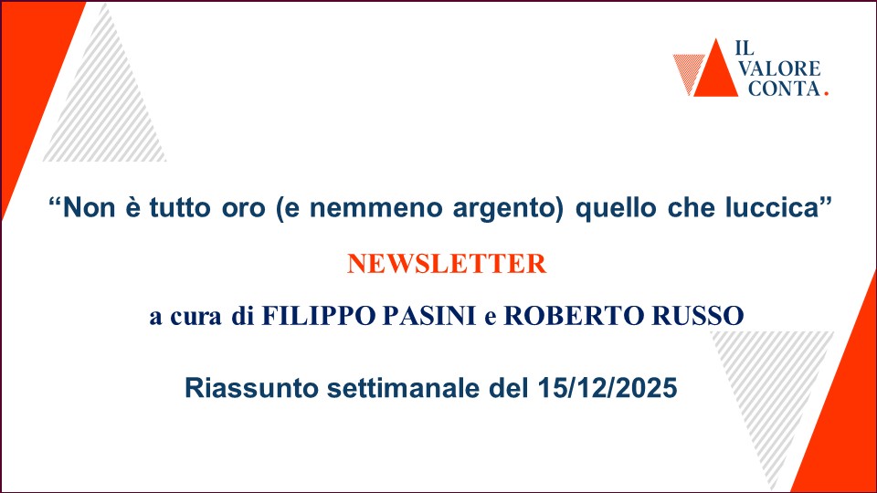 Riassunto settimanale del 15/12/2025 Riassunto settimanale del 15/12/2025